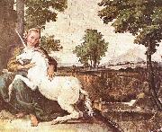 Domenico Zampieri A Virgin with a Unicorn,
